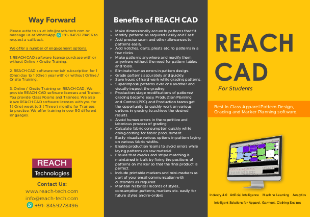 Reach Cad for students brochure Image